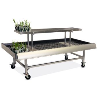 Presentatietafel voor bloemen en planten