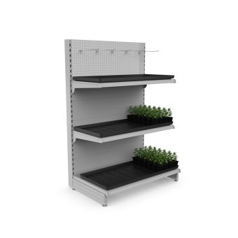 presentación de la planta en el expositor de la tienda