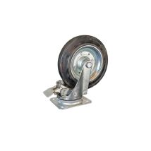 Rueda giratoria de alta calidad con freno para contenedores de basura