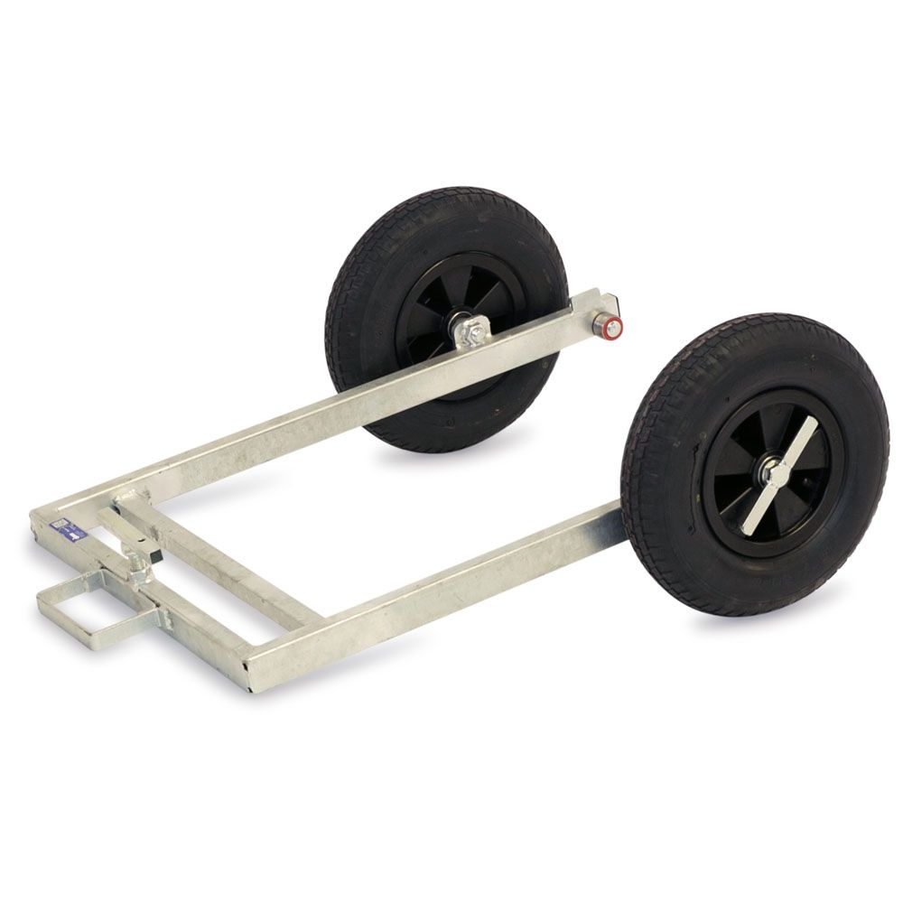 How do you get around unpaved terrain with a Danish trolley?