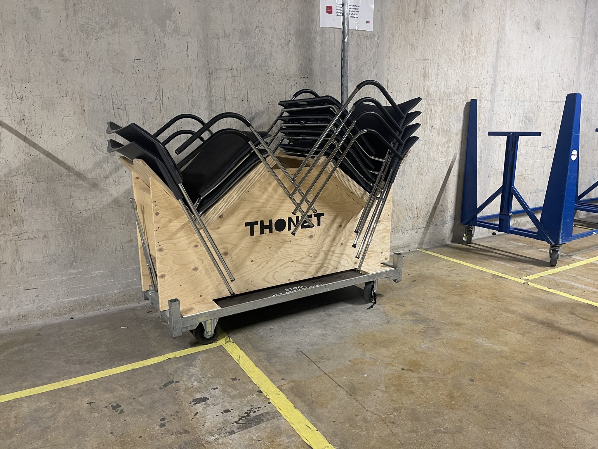 Transportkar voor stoelen